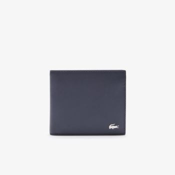 Lacoste Fitzgerald billfold in leather - Taška Pánské Tmavě Blankyt | CZ-KpnvHQ